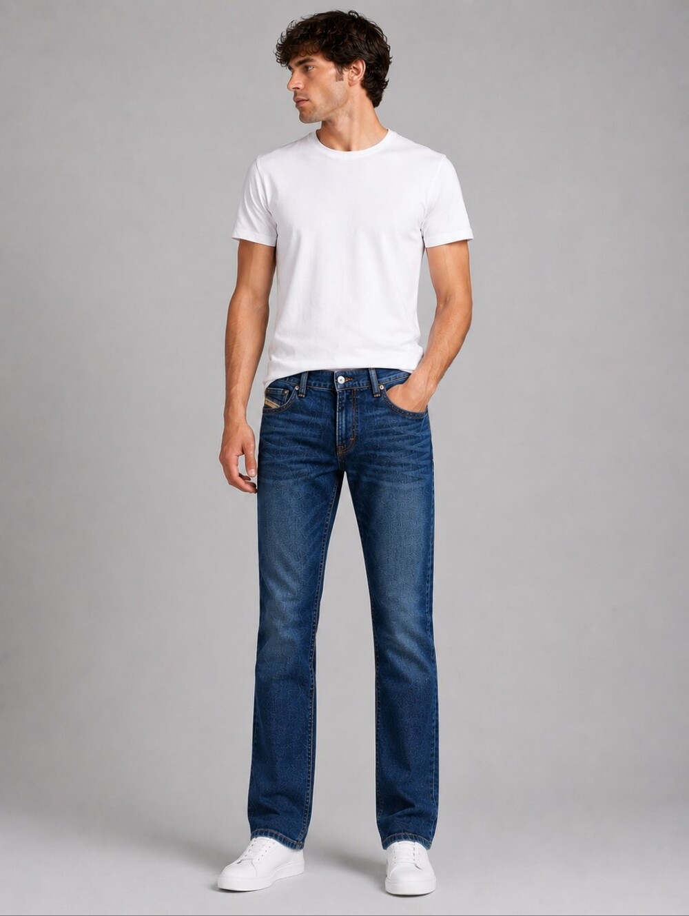 Diesel Industry Denim Division Blue Bootcut Low Rise Medium Wash Men's Jeans 31